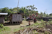 Pilcopata, a small frontier village of colonists near Madre de Dios river 